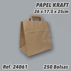 Bolsa de Papel blanca con asa